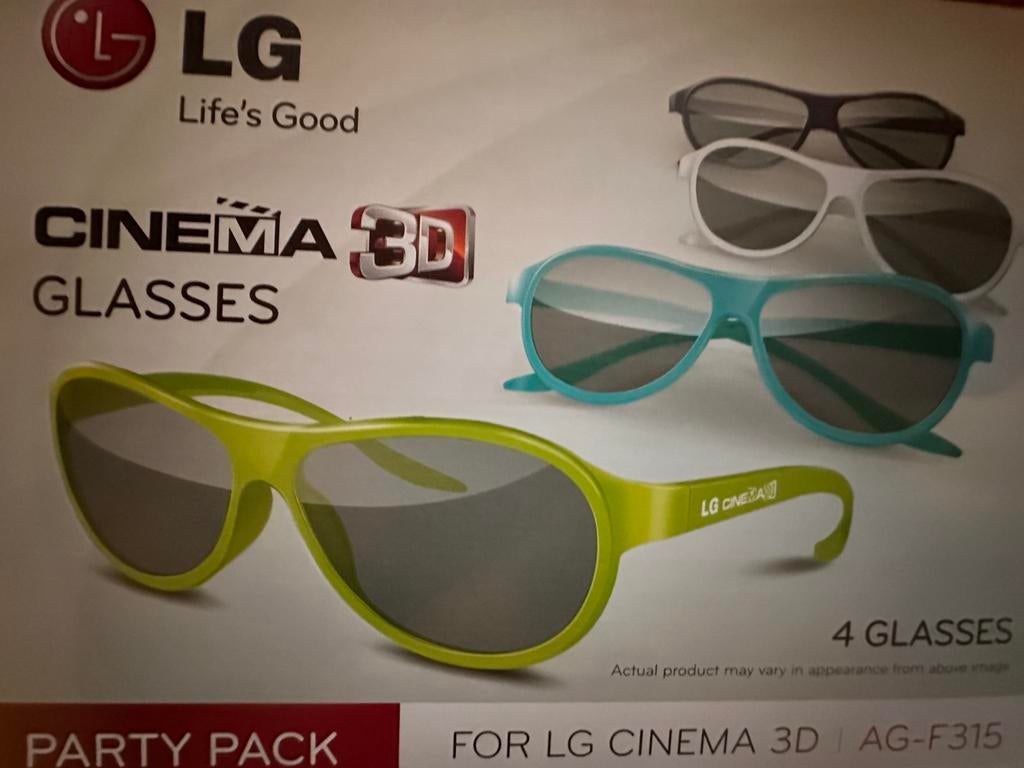 Lunettes 3D LG, TV, Hi-fi & Vidéo, Enlèvement ou Envoi, Comme neuf