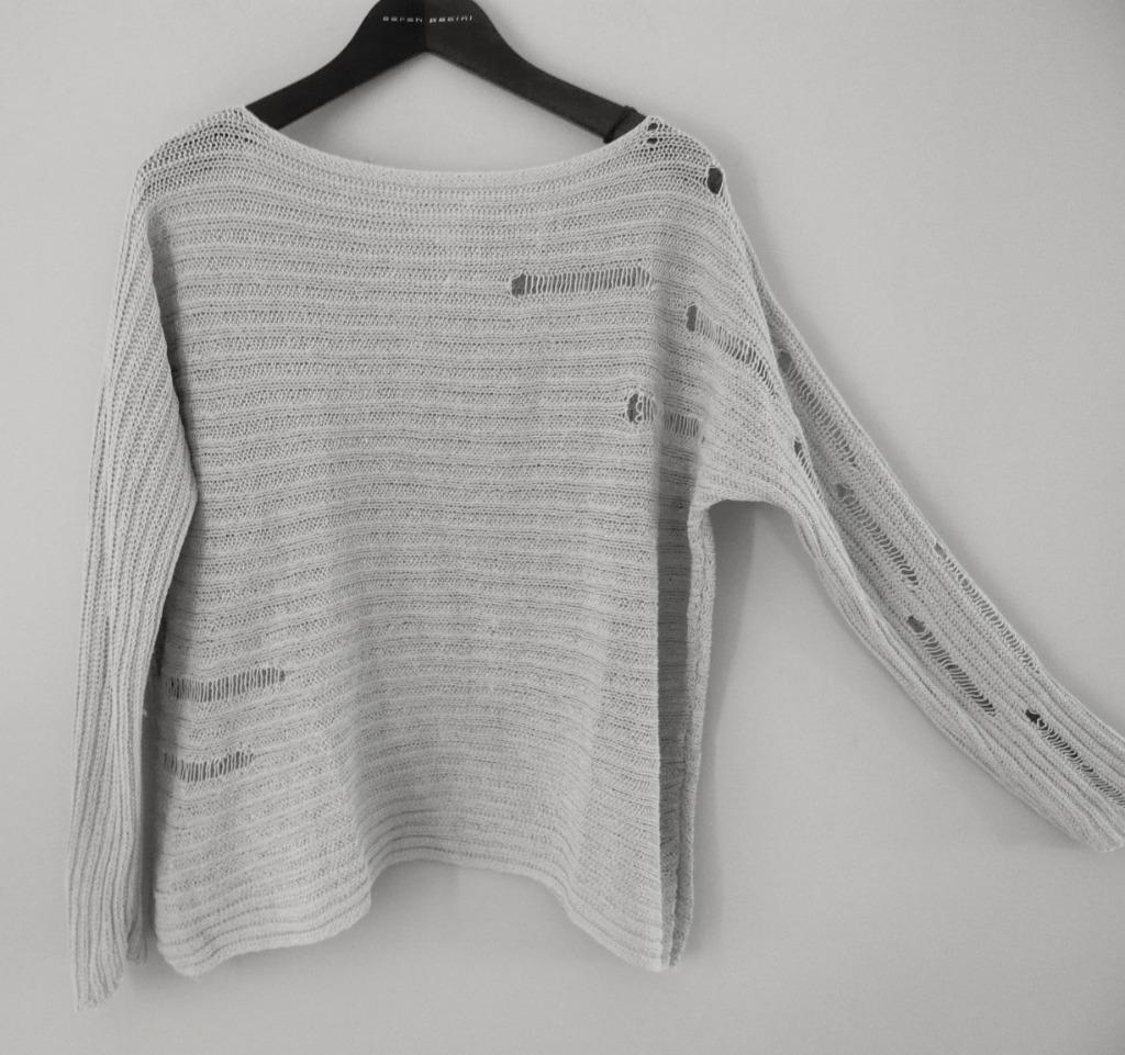 Pull gris Sarah Pacini comme neuf, Sarah pacini, Enlèvement ou Envoi, Comme neuf, Gris