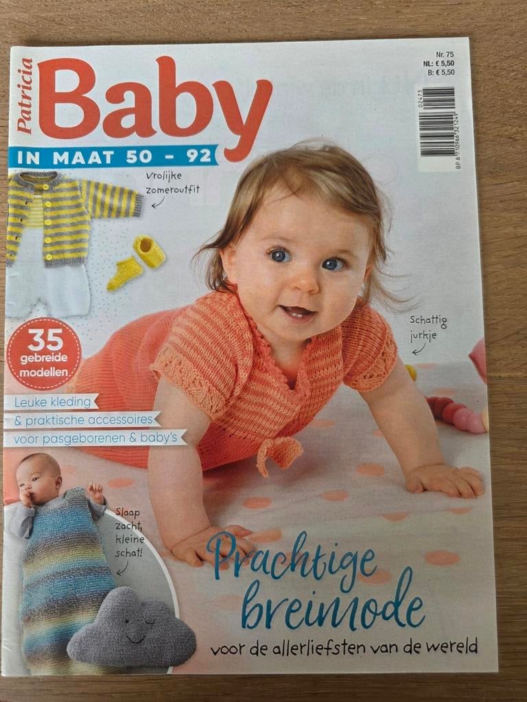Magazine Patricia Baby in maat 50 - 92 NIEUW, Hobby en Vrije tijd, Breien en Haken, Ophalen of Verzenden, Nieuw, Breien of Haken
