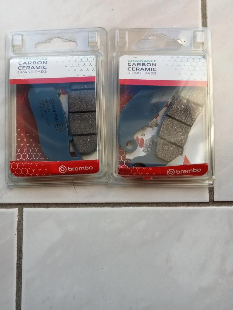 Plaquettes de freins brembo transalp 750, Motos, Enlèvement