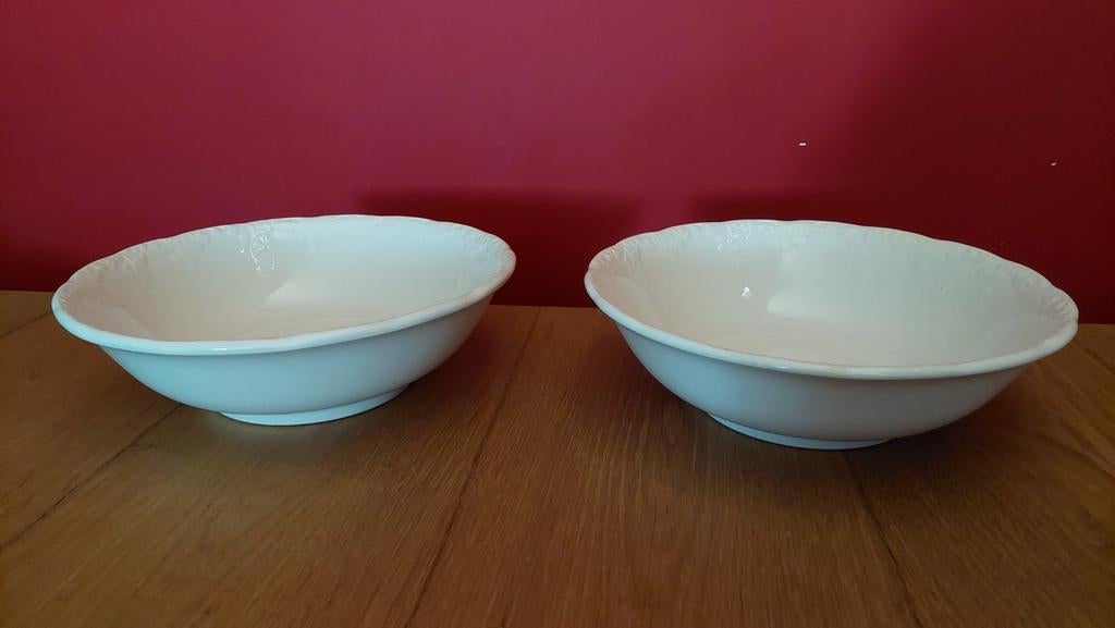 2 identieke Boch aardappel of sla kommen - in perfecte staat, Ophalen of Verzenden