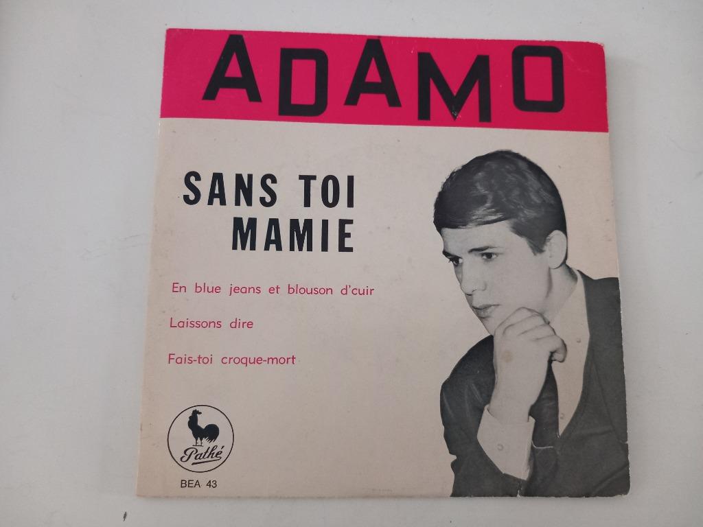 Single vinyle 7" Adamo Sans toi mamie Pop Chanson, Enlèvement ou Envoi, 7 pouces, Pop, Single