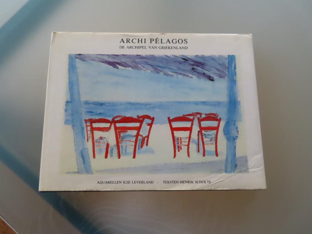 Archi Pélagos - De archipel van Griekenland Ilse Leverland, Peinture et dessin, Enlèvement ou Envoi, Ilse Leverland, Utilisé