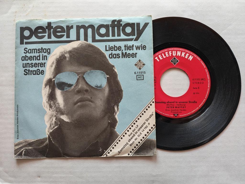 PETER MAFFAY - Samstag abend in unserer strasse (45t), Enlèvement ou Envoi, Comme neuf, Pop