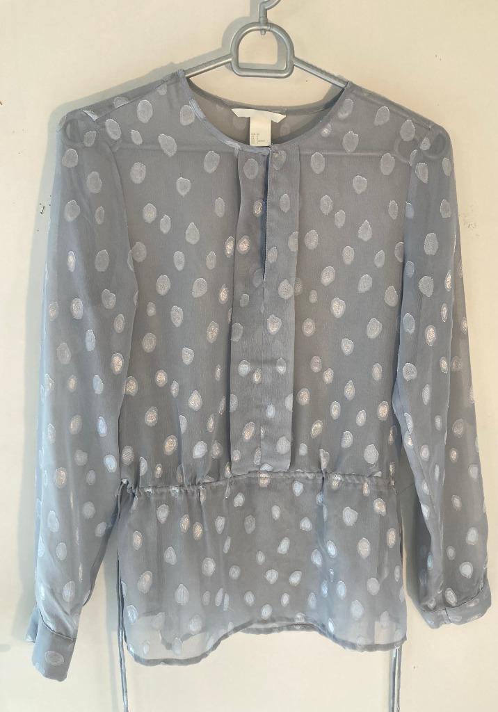 Lichtgrijze tuniek "H&M" maat 34-nieuw, Kleding | Dames, H&M, Nieuw, Ophalen of Verzenden, Maat 34 (XS) of kleiner
