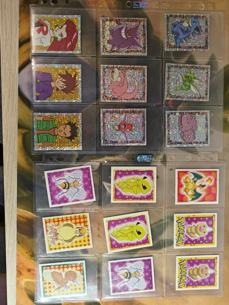 Merlin stickers pokémon, Ophalen of Verzenden