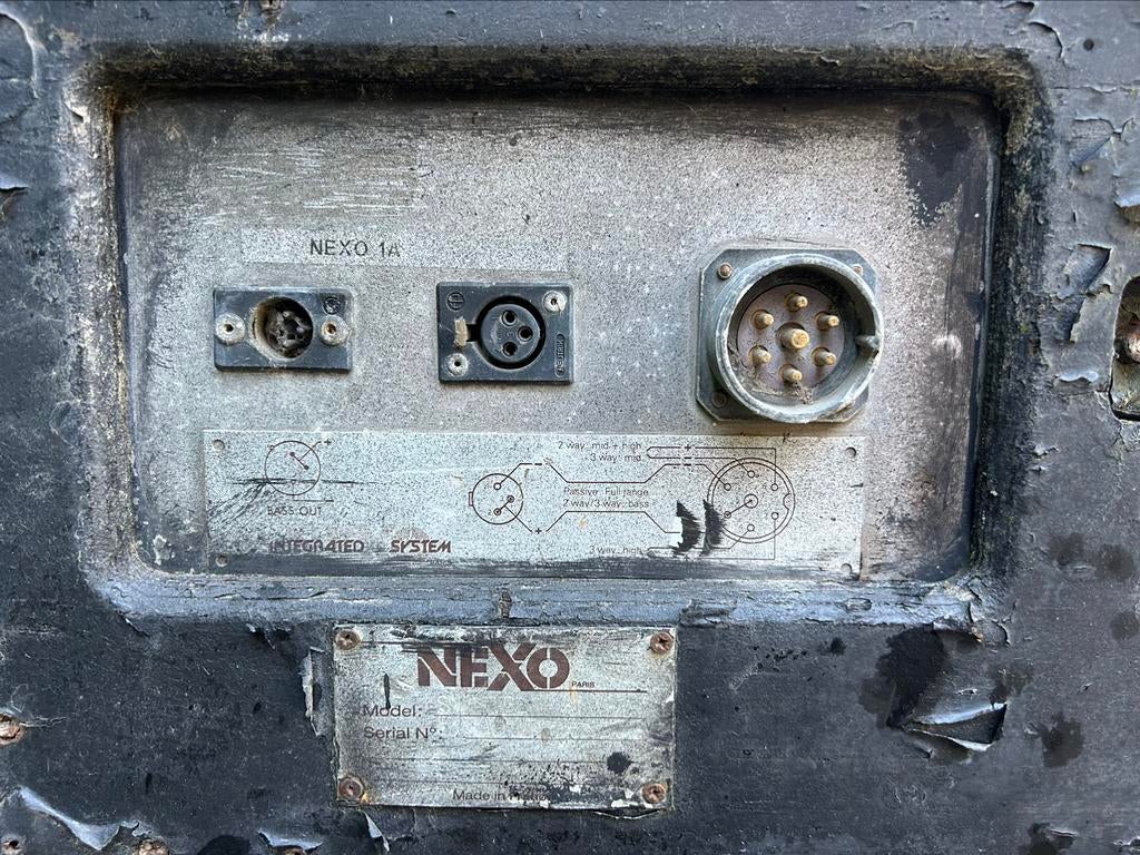 Hauts parleurs Nexo SI 1000 Si1200 systèmes son vintage, TV, Hi-fi & Vidéo