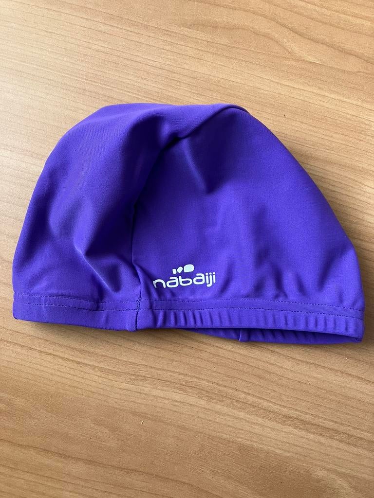 Paarse badmuts - 12 jaar, Kinderen en Baby's, Kinderkleding | Kinder-zwemkleding, Ophalen, Jongen of Meisje, Zo goed als nieuw