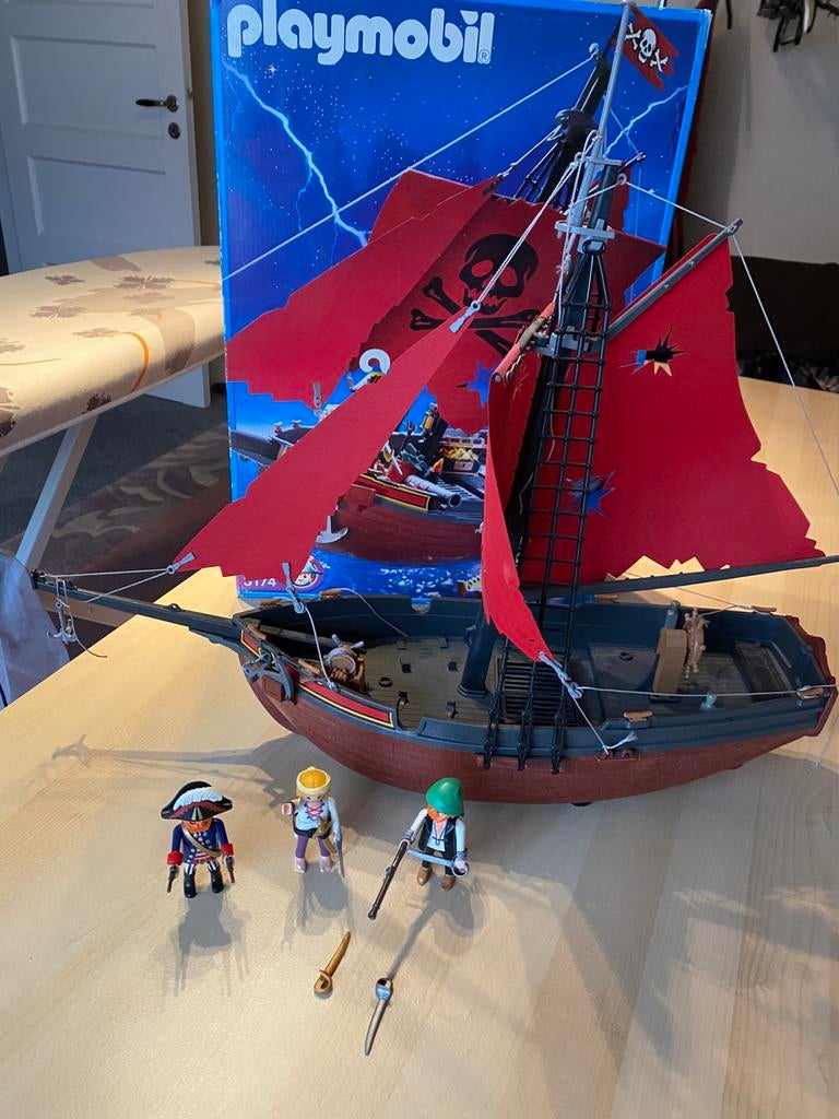 Piratenboot playmobil, Ophalen, Gebruikt