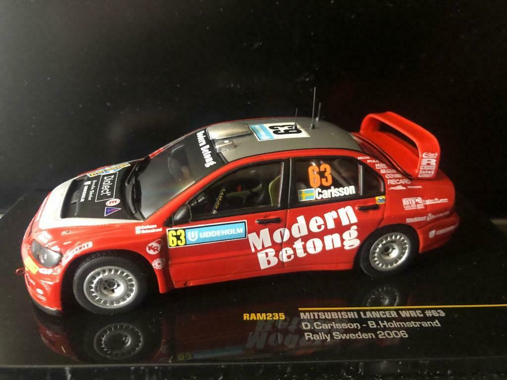 IXO Mitsubishi Lancer WRC 3rd Rally Sweden 2006, Ophalen of Verzenden, Nieuw, Auto