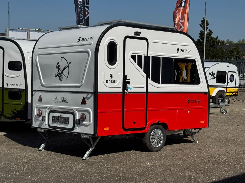 ✅CARAVAN ARES 310 • ROOD • NIEUW • 4PERSOONS • 710KG • ALKO, Overige merken, Kachel, Treinzit, 4 tot 5 meter