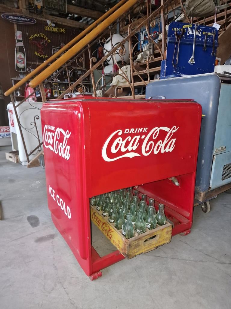 Glacière Coca-Cola Pepsi. 7 tasse., Enlèvement, Utilisé