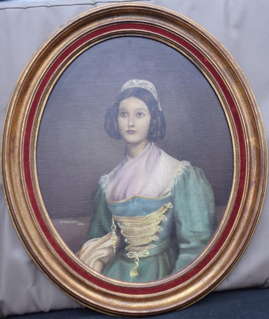 fijn geschilderd olieverfschilderij, Ophalen