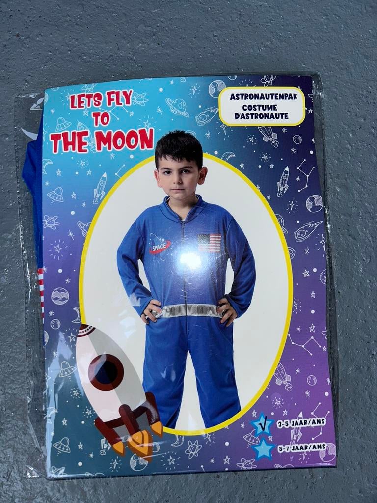 Verkleeddkleding astronaut 3-4j nieuw, Kinderen en Baby's, Ophalen of Verzenden, Gebruikt, 104 of kleiner, Jongen