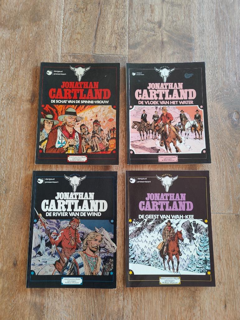 Lot 4 strips Jonathan Cartland - Dargaud, Ophalen of Verzenden, Gelezen