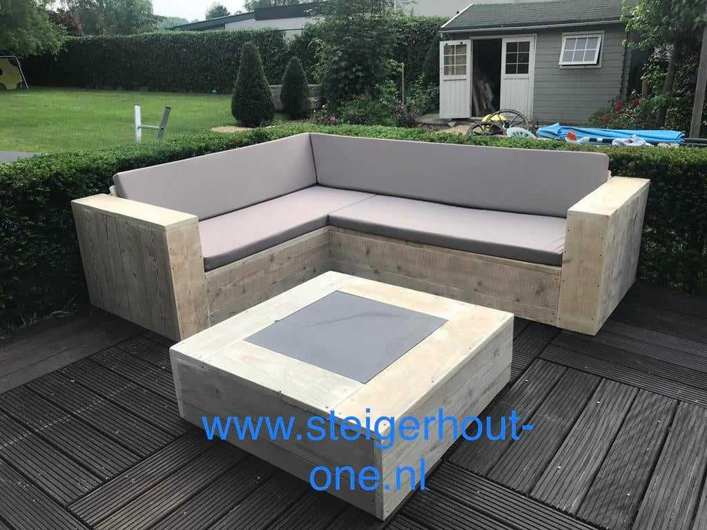 Hoekbank loungebank tuinmeubelen Gratis Levering 10%korting, Tuin en Terras, Tuinsets en Loungesets, Bijzettafel, Nieuw, Ophalen of Verzenden