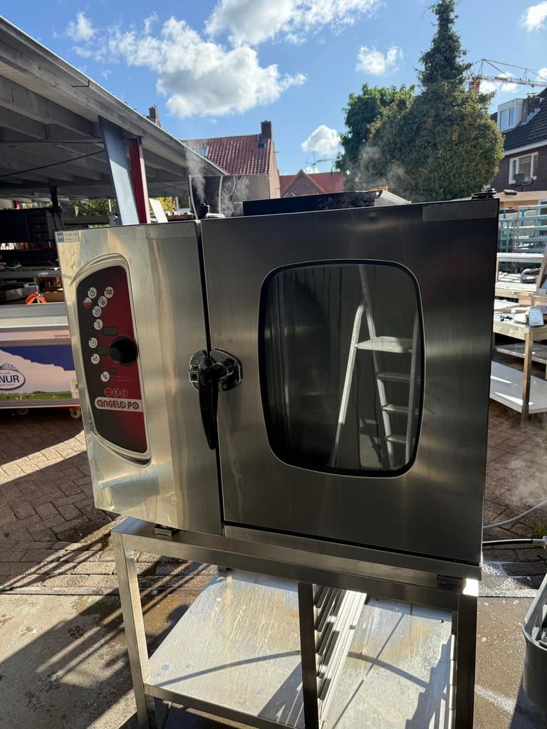 Horeca steamer hetelucht oven angelo po 380 v profesinele, Zakelijke goederen, Horeca | Keukenapparatuur, Ophalen, Ovens, Microgolfovens en Steamers