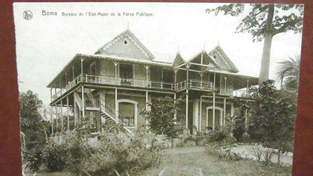 POSTKAARTEN BELGISCH CONGO- BOMA, BUREEL VAN DE ETAT-MAJOR., Verzamelen, Ophalen of Verzenden, Ongelopen