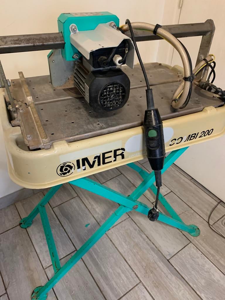 Scie a carrelage imer combi 200, Bricolage & Construction, Enlèvement, Comme neuf