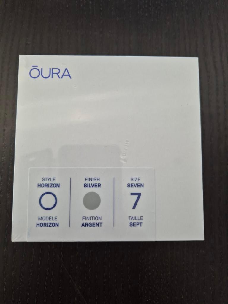 Oura gen3 horizon ring, Enlèvement, Argent, Argent