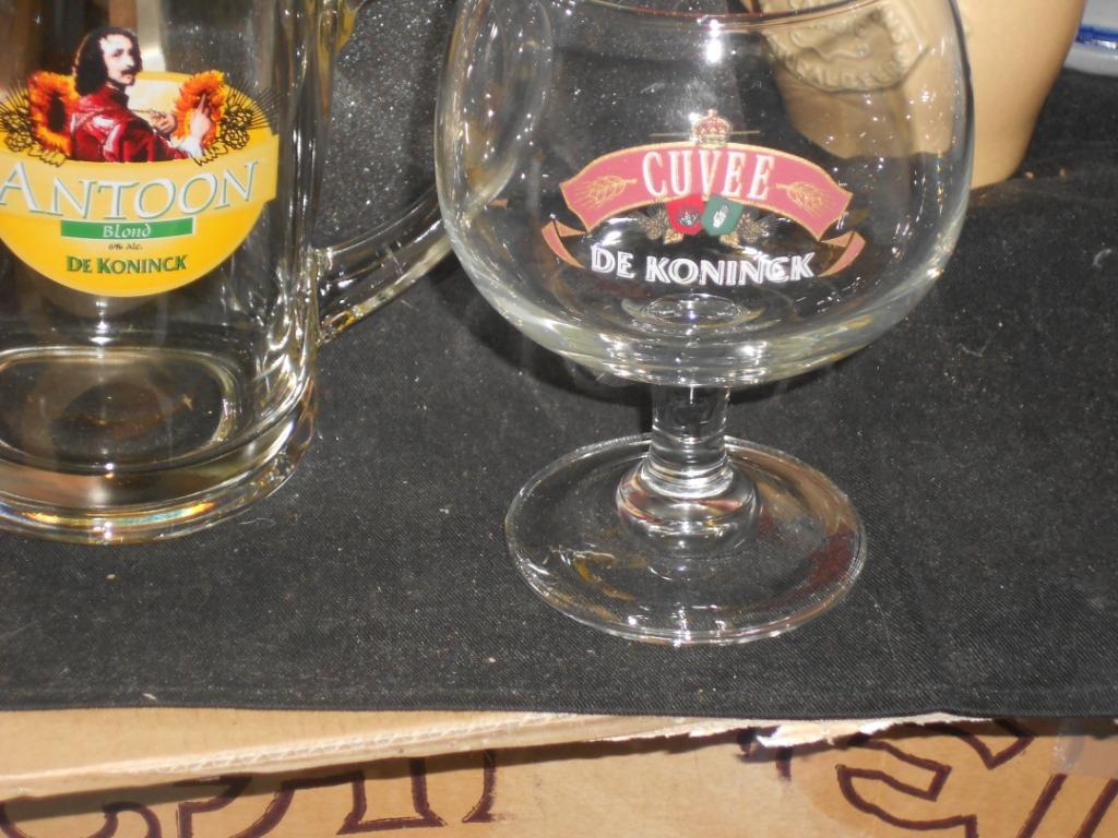 Bierglazen.Jack-Op.Werchter.Primus Haecht.Leopold.Bittburger, Enlèvement ou Envoi, Comme neuf, Verre ou Verres, De Koninck