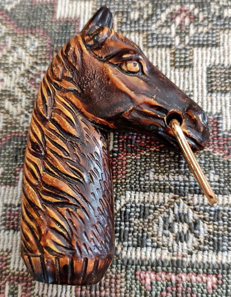 Tête de cheval pour placer au-dessus d'un accessoire/manche, Enlèvement ou Envoi, Autres types