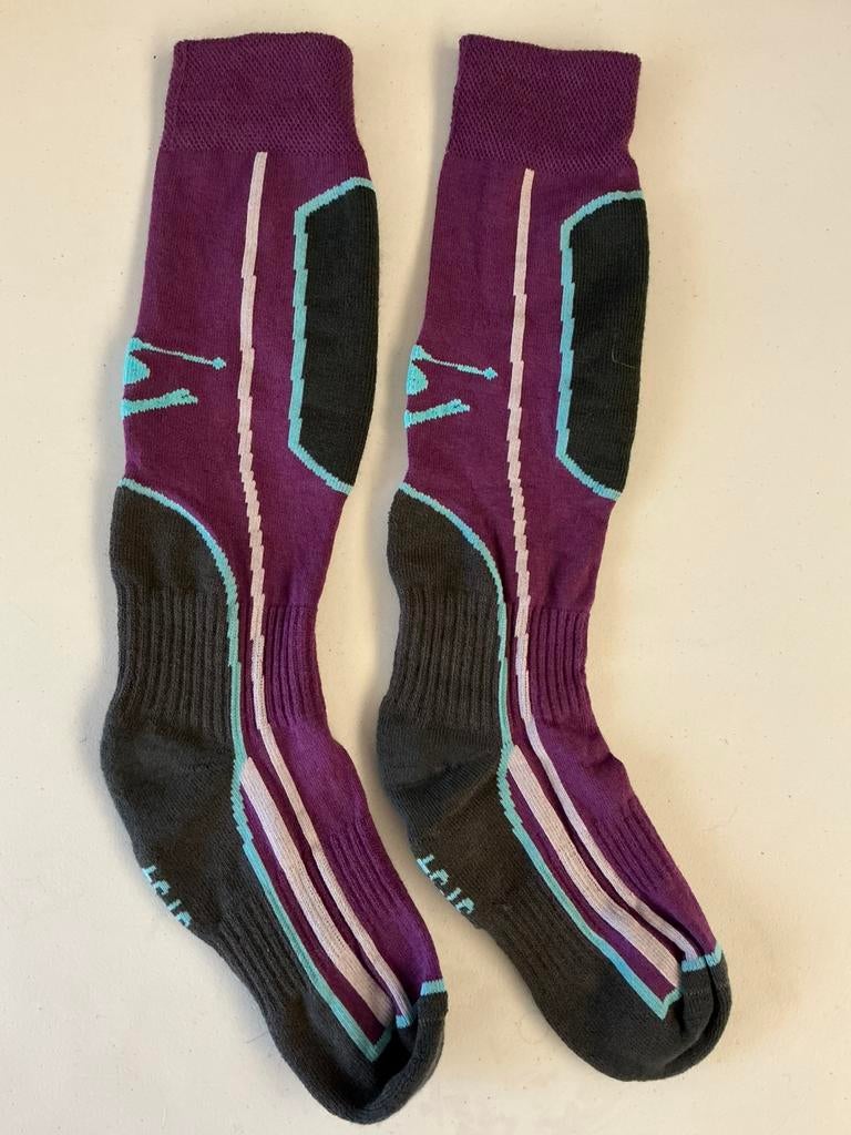 Kinderskikousen maat 31-34 – Paars, Blauw & Grijs ️, Sokken en Kniesokken, Overige kleuren, Overige maten, Ophalen of Verzenden