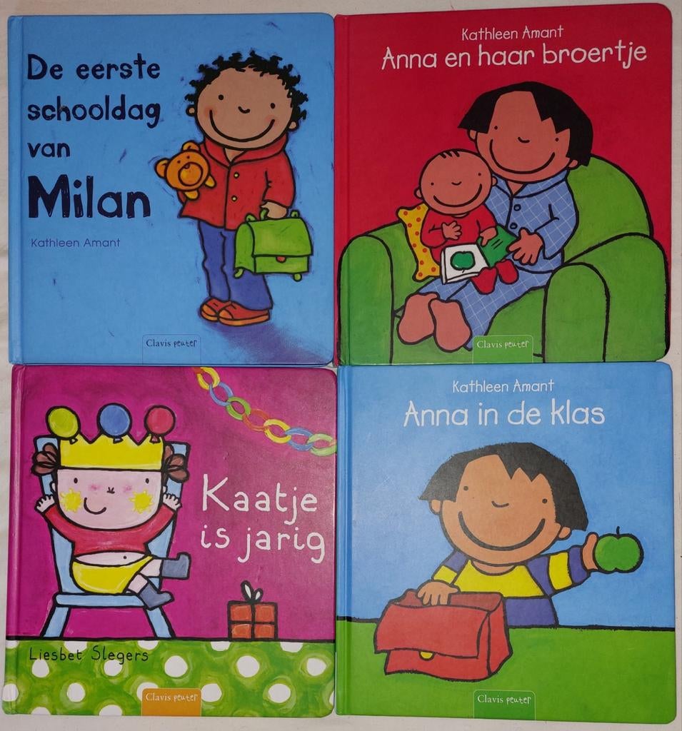 Peuter boekjes - Kathleen Amant - Liesbet Segers, Ophalen of Verzenden, Zo goed als nieuw
