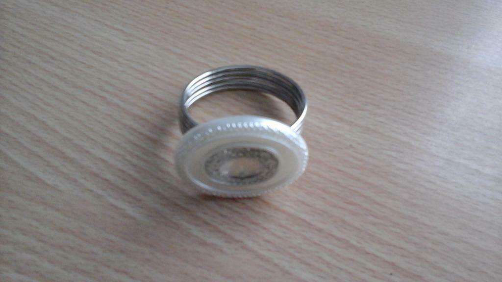 porte serviette métal § nacre  diamètre: 3cm, Enlèvement ou Envoi, Comme neuf, Autre
