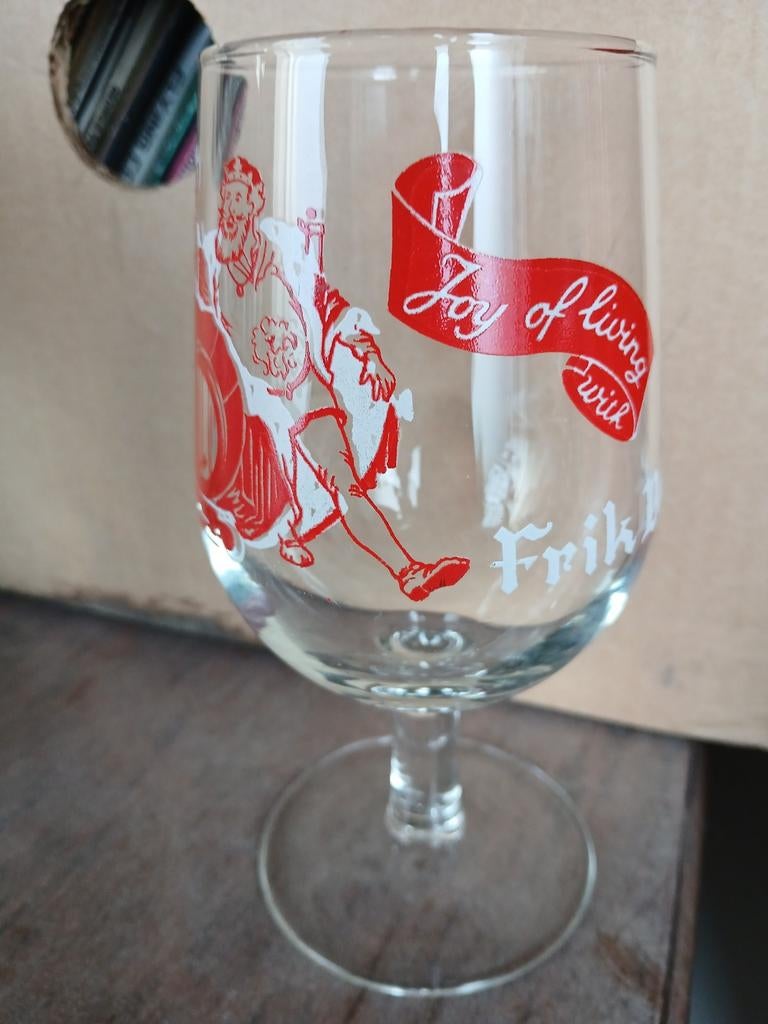 Friko "Joy of living" 2 Glazen, Ophalen of Verzenden, Zo goed als nieuw, Glas of Glazen, Overige merken