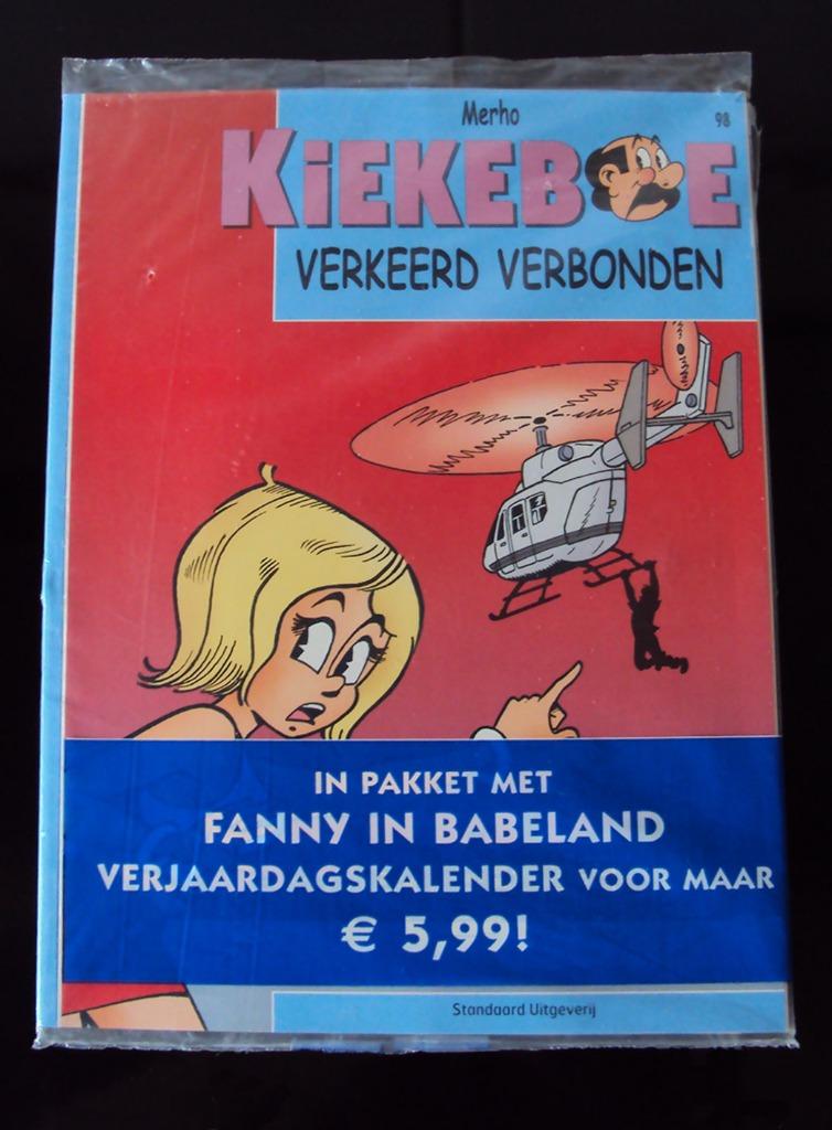 Kiekeboe 98 Verkeerd verbonden+erotische kalender Fanny2003, Verzenden, Eén stripboek, Merho, Nieuw