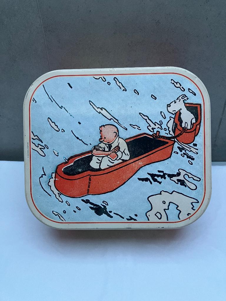 Boîte en fer Tintin, Collections, Enlèvement ou Envoi, Tintin, Comme neuf, Ustensile