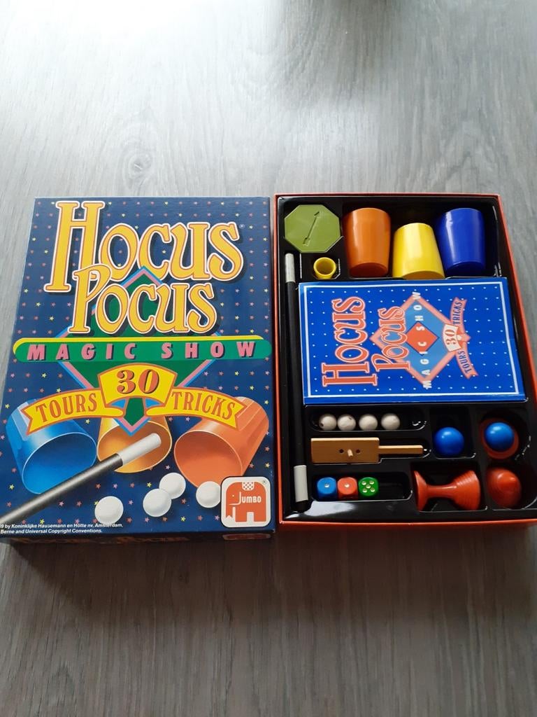Hocus pocus magic show, 30 tricks, in perfecte staat, Ophalen of Verzenden, Zo goed als nieuw