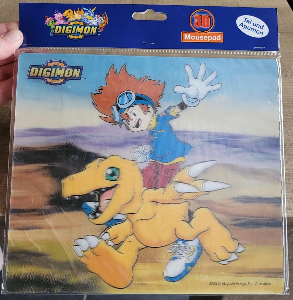 Digimon Digital Monsters - 3D Mousepad (nieuw!), Enlèvement ou Envoi, Neuf, TV, Ustensile