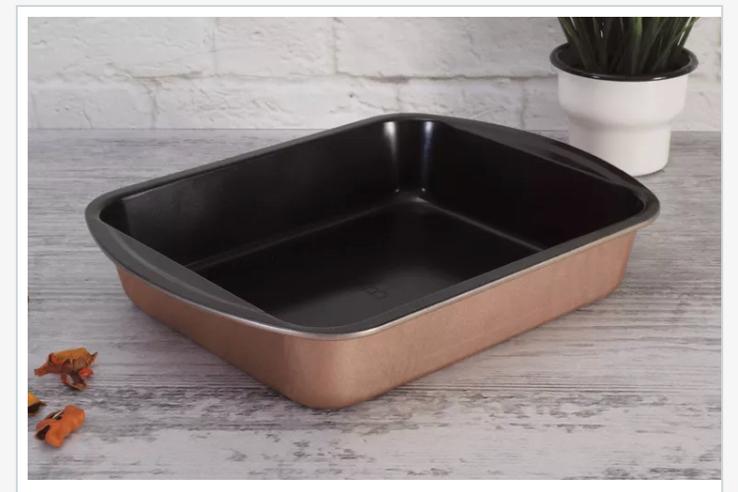 3-laags anti-klevende ovenschaal van 35 cm, Huis en Inrichting, Zo goed als nieuw, Overige materialen, Overige typen