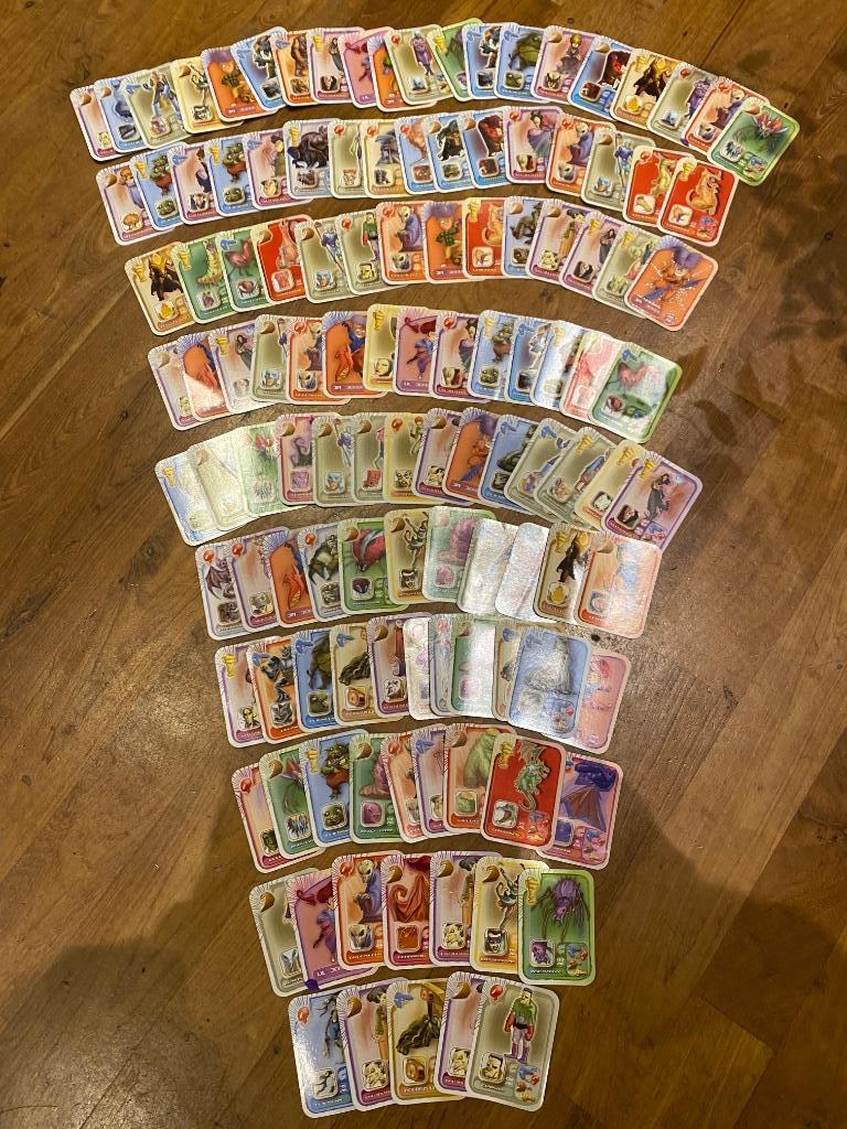 Lot de 120 cartes spinning monstres, Collections, Autres supermarchés, Enlèvement