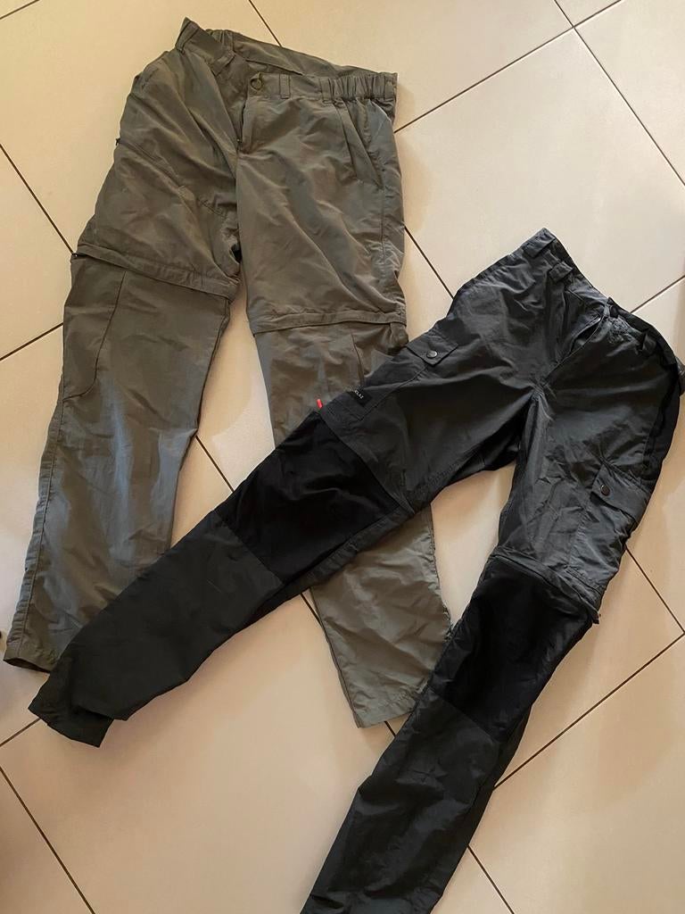 2 pantalons de randonnée amovibles, taille S, Sports & Fitness, Alpinisme & Randonnée, Enlèvement, Comme neuf, Vêtements