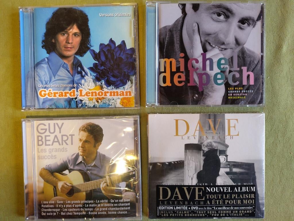 CD Lenorman, Delpech, Béart, Dave, CD & DVD, Enlèvement ou Envoi, Neuf, dans son emballage