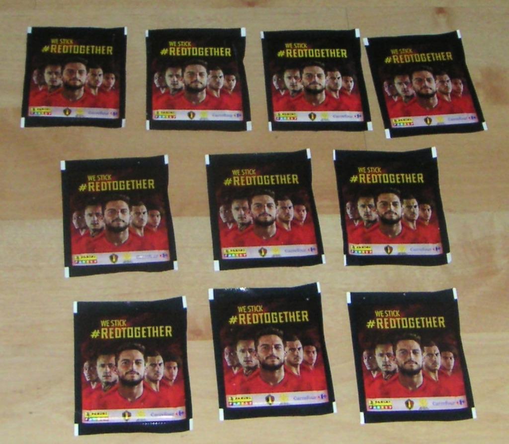 LOT 10 pochettes Panini Belgian Red Devils football, Collections, Autres supermarchés, Enlèvement ou Envoi