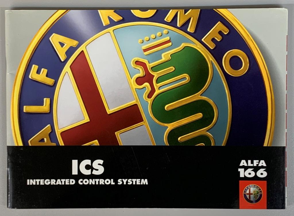 Alfa Romeo 166 2de editie NL _ ICS Integrated Control System, Ophalen of Verzenden