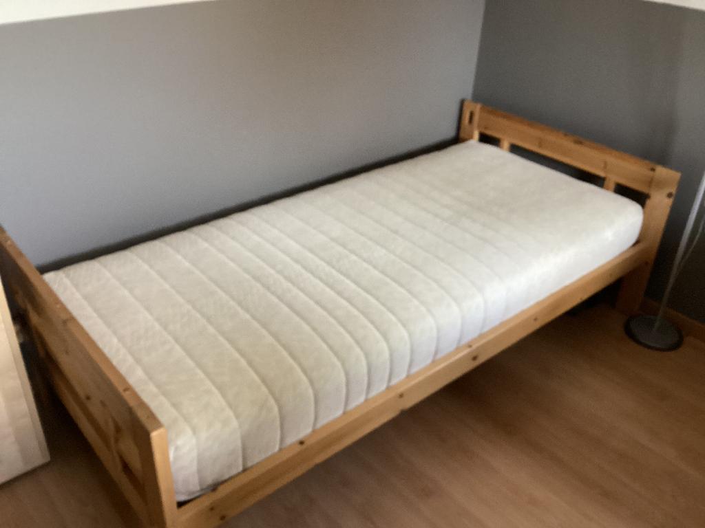 Auping matras, Ophalen, 90 cm, Eenpersoons, Zo goed als nieuw