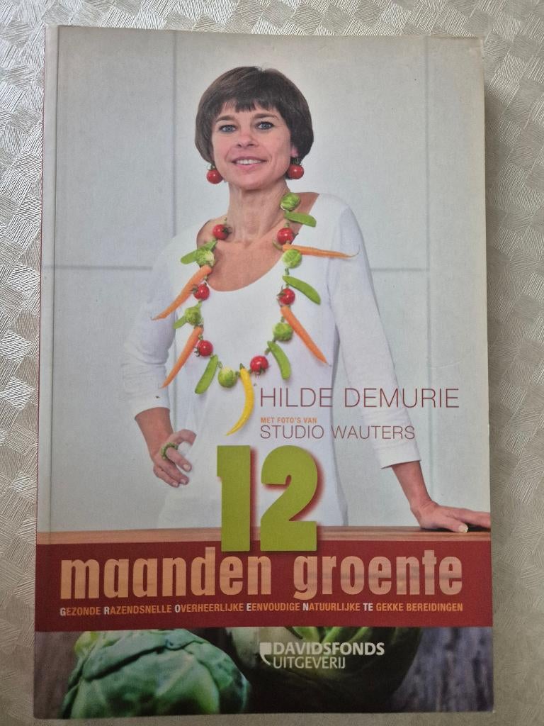 Kookboek - 12 maanden groenten - Hilde Demurie, Boeken, Vegetarisch, Overige typen, Ophalen of Verzenden, Zo goed als nieuw