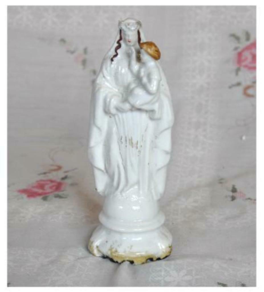 §vierge a l'enfant en porcelaine a restaurer, Enlèvement ou Envoi