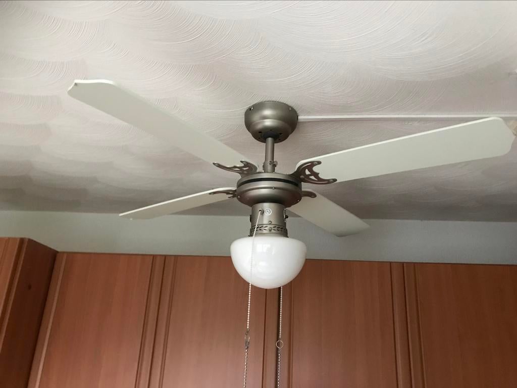 Te koop goed werkende plafond ventilator met verlichting, Ophalen of Verzenden