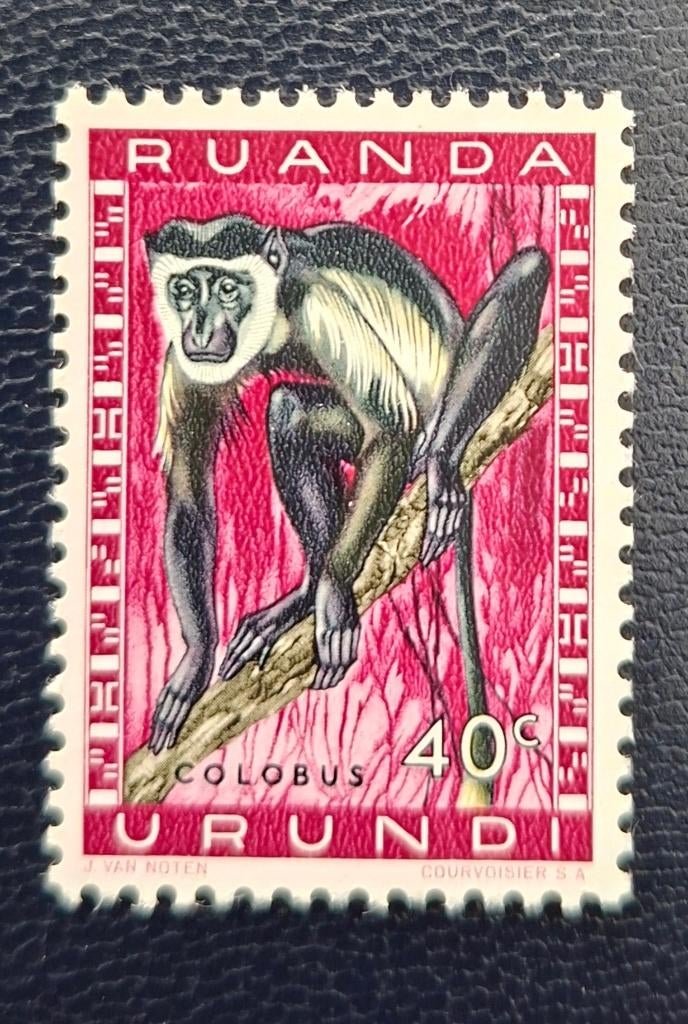 Postzegel Ruanda-Urundi OBP 207**, Ophalen of Verzenden, Overige landen, Postfris