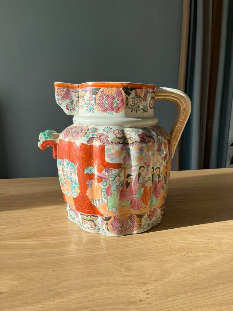 Mason's patent ironstone China porseleinen vaas, Ophalen