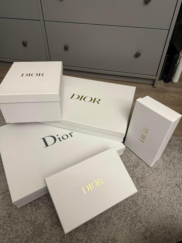 Set van 5 luxe Dior-boxen, Ophalen, Zo goed als nieuw