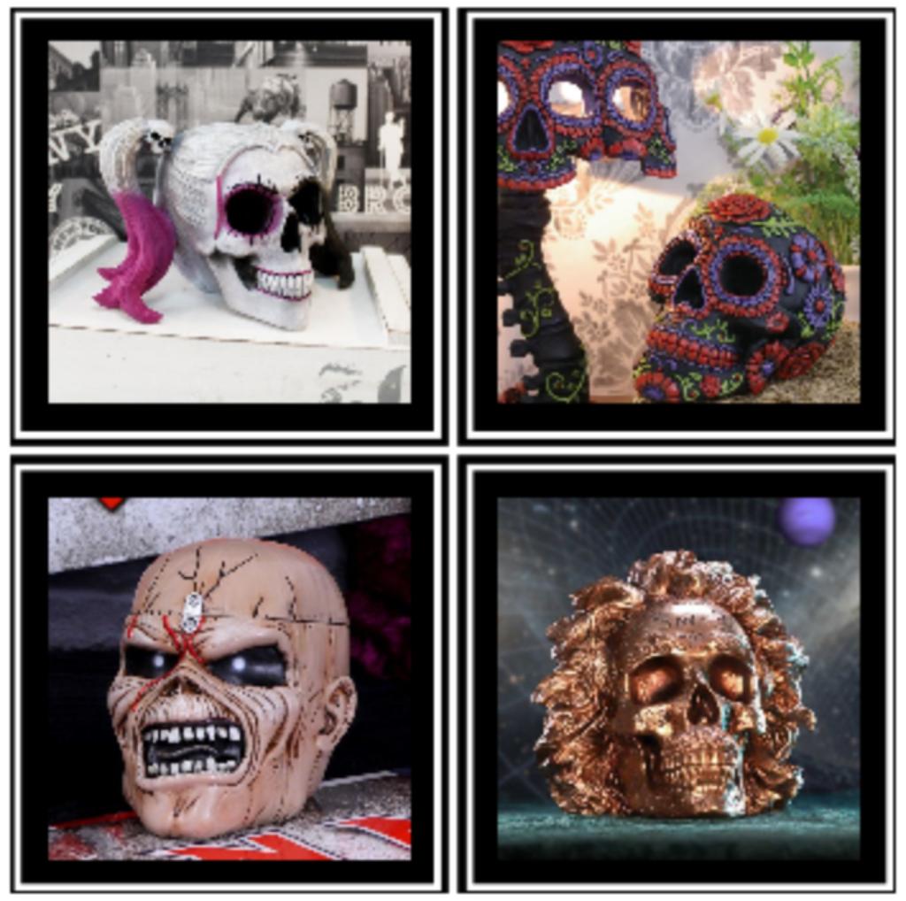 Nemesis skulls beelden doodshoofd Halloween, Ophalen of Verzenden, Nieuw