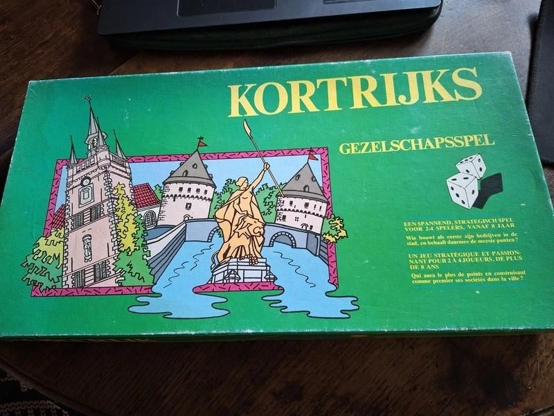 KORTRIJK het spel, Drie of vier spelers, Ophalen of Verzenden, Gebruikt, Autre