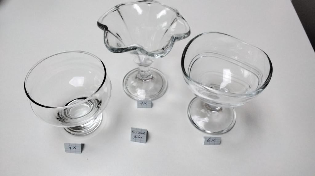 Coupes à glace, Ophalen